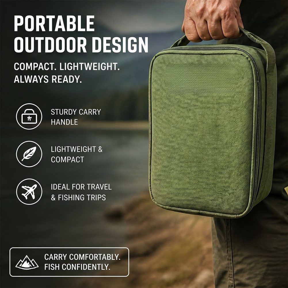 Green Fishing Tackle Storage B - Fishing Bag Waterproof avis et prix