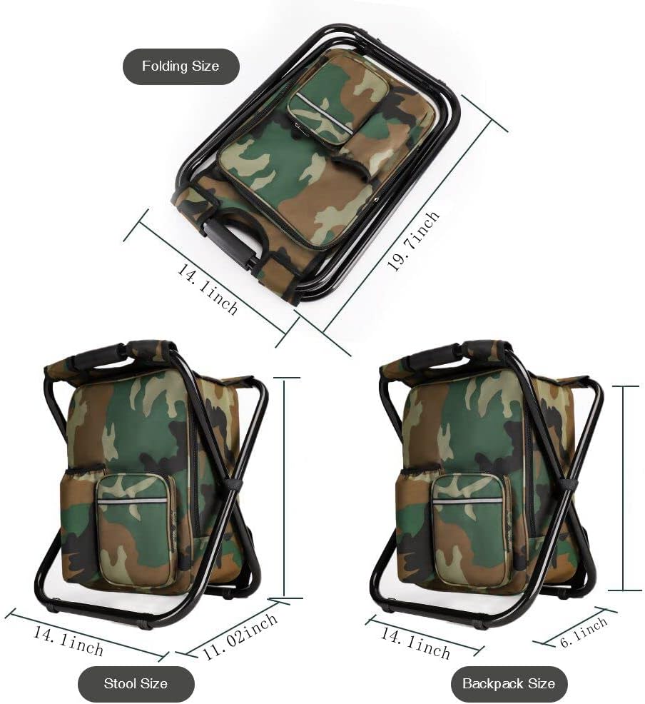 Portable Folding Camping Stool - Fishing Bag Waterproof avis et prix